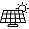 Icon einer Photovoltaikanlage für Stuhr, Bremen und Umgebung