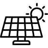 Icon einer Photovoltaikanlage für Stuhr, Bremen und Umgebung