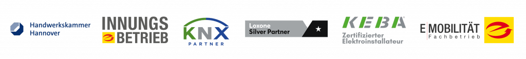 Unsere Partner / Keba / Loxone / Handwerkskammer Hannover / KNX / Innung Elektro / Wir sind eingetragender E-Mobilitäts Fachbetrieb in Stuhr , Bremen und Umgebung wie Weyhe und Syke