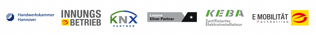 Unsere Partner / Keba / Loxone / Handwerkskammer Hannover / KNX / Innung Elektro / Wir sind eingetragender E-Mobilitäts Fachbetrieb in Stuhr , Bremen und Umgebung wie Weyhe und Syke